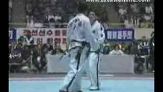 NKorean ITF Sparring [upl. by Etnelav]