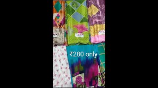 Silky Crepe SareesOffer price ₹280 only WA 7550374617 [upl. by Solohcin]