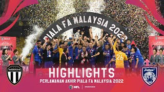 Terengganu FC 13 Johor Darul Tazim  Final Piala FA 2022 [upl. by Kress798]