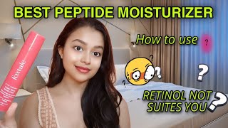 BEST PEPTIDE MOISTURIZER  ANTI AGING 😲😲😲 [upl. by Ehpotsirhc]