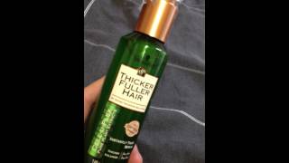 Review of hair loss product thicker fuller hair Serum by Dr Hoting [upl. by Innej]