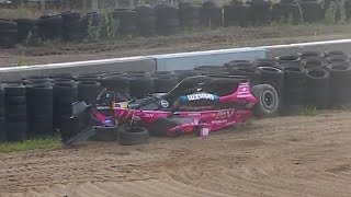 Simon Pagenaud Flip  2023 Honda Indy 200 Practice  MidOhio [upl. by Teews]