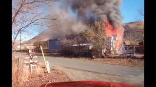 Responding to a commercial structure fire [upl. by Peck]