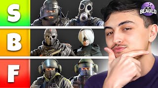 The BEST OPERATORS in Rainbow Six Siege Y9S1 Tier List [upl. by Etteneg778]