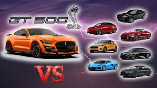 Every Race We Did in Our Ford Mustang Shelby GT500  Mustang vs The World [upl. by Kired]