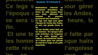 Short  quatrain 19  Centurie 5 de  Nostradamus [upl. by Enilesoj124]