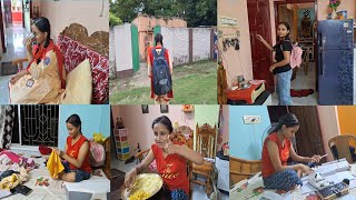 My 15 Years Old Daughter 👧Daily Busy Morning To Night Routine [upl. by Anitnuahs]