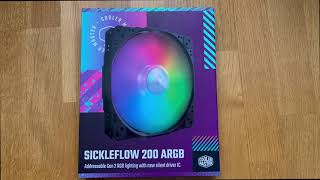 CoolerMaster SickleFlow 200 ARGB [upl. by Ylera807]