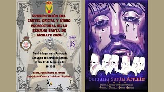 PRESENTACIÓN CARTEL OFICIAL SEMANASANTA 2024 DE ARRIATE [upl. by Yllut378]