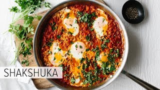 SHAKSHUKA  healthy breakfast recipe or anytime of day recipe [upl. by Otrebile]