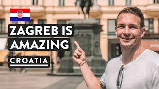 550000 PEOPLE CELEBRATED HERE  Zagreb Square amp Cathedral  Croatia Travel Vlog [upl. by Culberson]