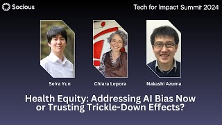 Health Equity Addressing AI Bias Now or Trusting TrickleDown Effects [upl. by Ahsercul57]