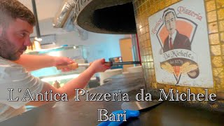 The most iconic Pizzeria Napoletana in the world L’Antica Pizzeria da Michele Bari branch [upl. by Ecnahoy511]