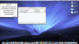 Install Fonts in Mac OS X [upl. by Analle]