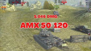 5046 DMG AMX 50 120  WoT Blitz [upl. by Emorej]