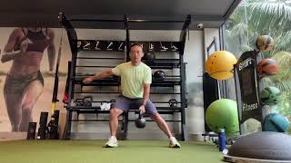 Kettlebell Lateral Lunge [upl. by Aicxela]