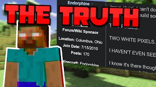 The TRUE Story Of Herobrine White Eyes Myth [upl. by Sherburne793]