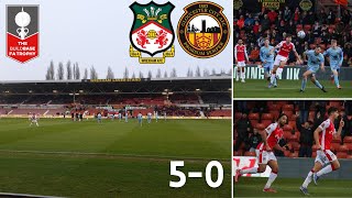 WREXHAM DESTROY A WEAK GLOUCESTER TEAM  WREXHAM FC 50 GLOUCESTER CITY [upl. by Spancake]