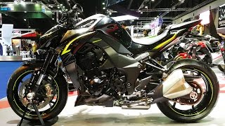 Kawasaki Z1000R 2017 Metallic Flat Spark Black [upl. by Damita]