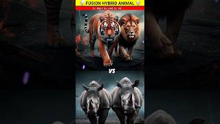 MindBlowing Creatures Formed by Fusing Different Species  AC Incredible Animal Fusion shorts [upl. by Leynad]