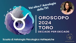 OROSCOPO 2024 PER IL TORO  strategie per vivere meglio il 2024 [upl. by Yltsew582]