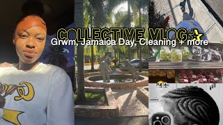 Collective Vlog✰  Jamaica Day Grwm Shopping tried Alicia Keys Cornrow  more [upl. by Agnese]