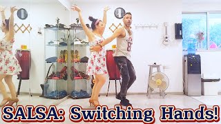 Salsa Switching Hands High Advanced Level 422 salsadancing [upl. by Assenav]