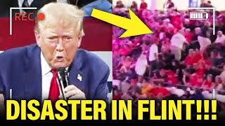 Trump HUMILIATED as People Leave HIS DISASTER MI Speech [upl. by Nohsar]