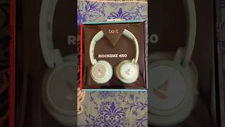 Boat ROCKERZ 450 headphones 🎧 Unboxing music boat headphones [upl. by Anifesoj]