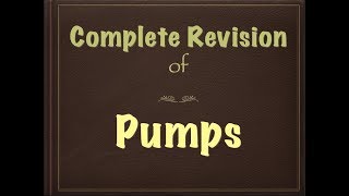 Complete Revision of Pumps in 12 minutes  Fluid Mechanics  GATE  ESE  Vishal Sir [upl. by Ithaman107]