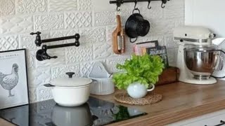 MY Small kitchen Beautiful Style shabby chic desgin ideas Home Decorating ideaskitchen [upl. by Luanni]