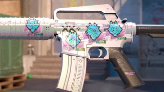 M4A1S  Printstream STICKER COMBINATION  CS 2 [upl. by Laynad]