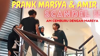 AM BERG4DUH DENGAN AMIR   PRANK MARSYA SC4NDAL KENAKAN AM [upl. by Kristal]