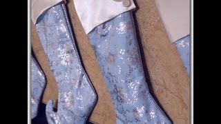 DIY Sew a Christmas Stocking w Lining amp Cuff No Raw Seams [upl. by Iramaj]