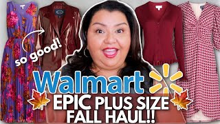 🍁THE BEST PLUS SIZE FALL 2024 FASHIONS ARE AT WALMART🍁 Beautiful amp Affordable 🍁 [upl. by Barcot]