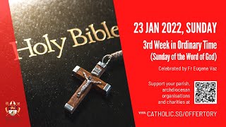 Catholic Sunday Mass Today Live Online  Sunday 3rd Week in Ordinary Time Word of God Sunday 2022 [upl. by Asyal]