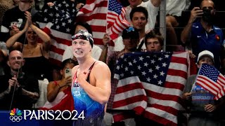 Katie Ledecky’s staggering greatness put in context  Paris Olympics  NBC Sports [upl. by Mersey]