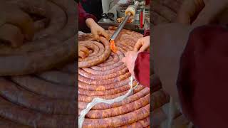 Large sausage processing equipment with automatic filling function saving labor costs [upl. by Arual]