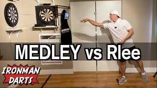 Medley vs Rlee on Ironman Darts [upl. by Myers200]