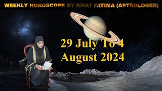 Rifat Fatima Live Stream 29 July 4 August weekly horoscope astrologer BIRTH STONEistikhraP1 [upl. by Atinuahs]