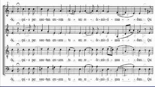 Palestrina  Adoramus Te  Bass  Scorewmv [upl. by Cummings]