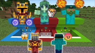 DONT CHOOSE THE WRONG SECRET BASE WITH MARK FRIENDLY ZOMBIE MARIE ZOMBIE MC NAVEED Minecraft [upl. by Naired634]