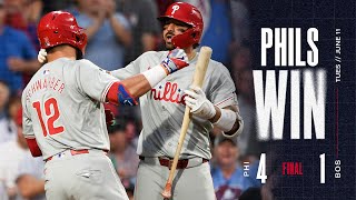 Phillies vs Red Sox Game Highlights 61124  MLB Highlights [upl. by Rhiana]