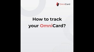 How to track your OmniCard  OmniCard Delivery Status [upl. by Croydon]