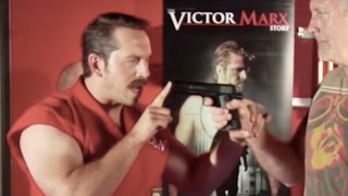 Master Ken breaks down Victor Marx fastest gun disarm hilarious [upl. by Annoek308]