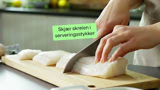 Hvordan bake skrei  Godfisk [upl. by Jews193]