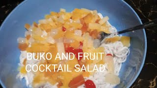 BUKO AND FRUIT COCKTAIL SALAD [upl. by Mcclish]