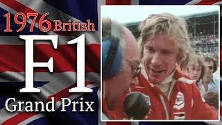 F1 1976  Hunt has a Shunt at the British Grand Prix [upl. by Anirrehs234]