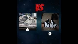 Dunks vs Jordan 1 high [upl. by Eimaraj]