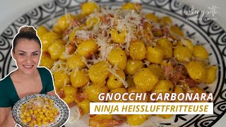 Schnelle amp Einfache Gnocchi mit Speck aus der Heißluftfritteuse – In 15 Minuten fertig [upl. by Morril]